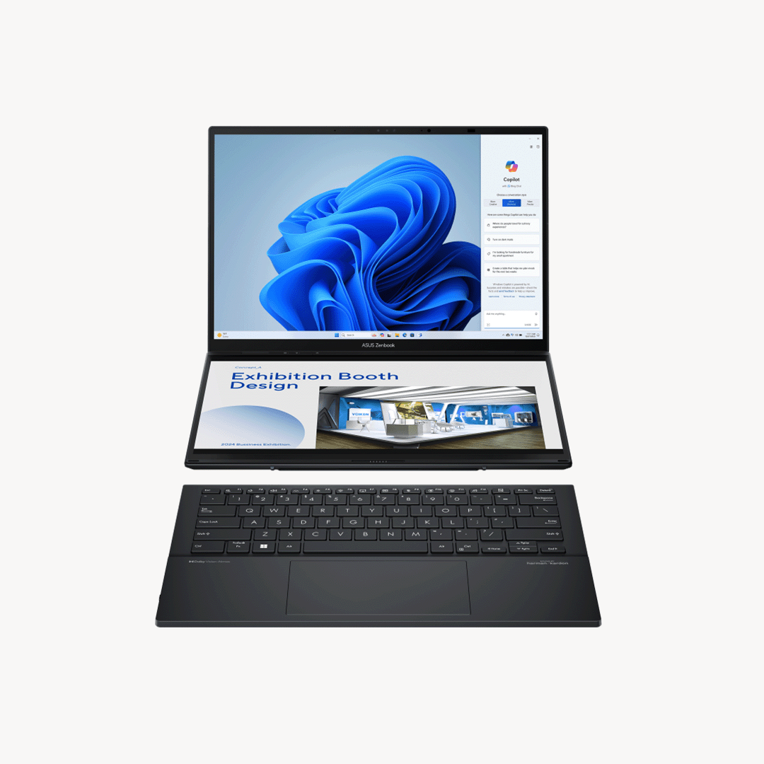 Asus Zenbook DUO Intel core Ultra 9 185H 32GB RAM 1TB SSD 14" 3k OLED Dual Screen Display