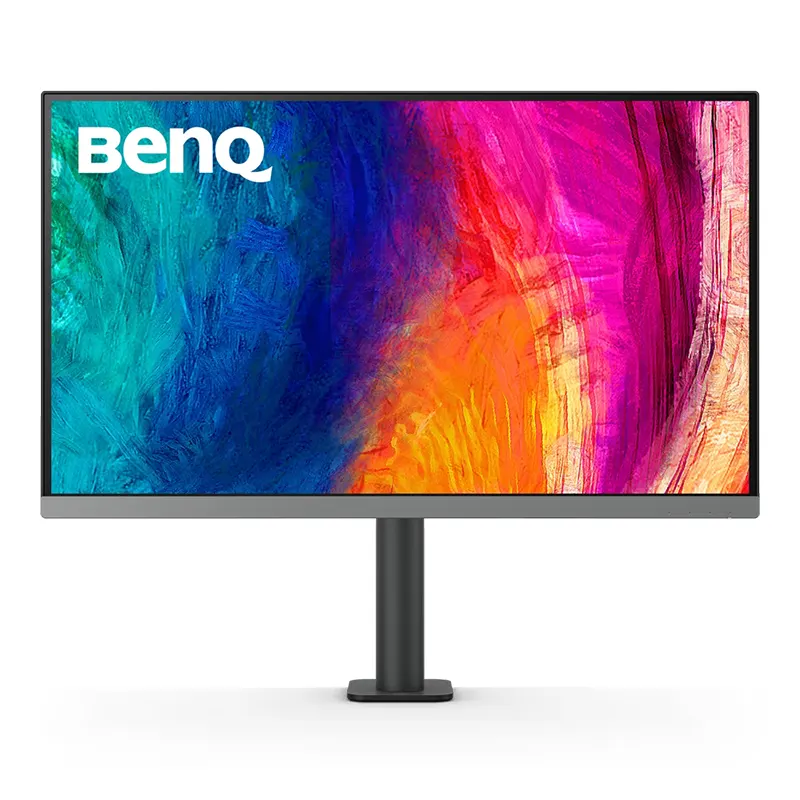 BenQ PD2706UA 27-inch 4K UHD IPS designer monitor with C-clamp Ergo Arm display mount available at Onin Infosys Nepal.