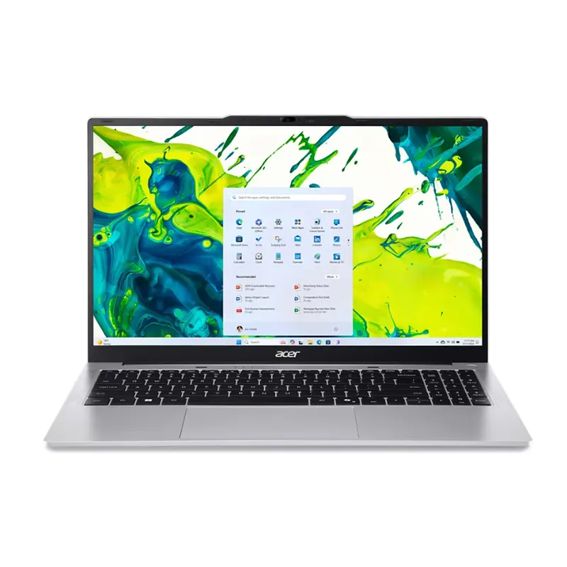 Acer Aspire Lite AL15-72P-58X5 laptop price in Nepal – Onin Infosys front view, Light Silver