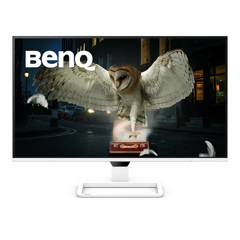 BenQ EW270Q 27-inch 2K QHD 200Hz IPS white monitor front view available at Onin Infosys Nepal