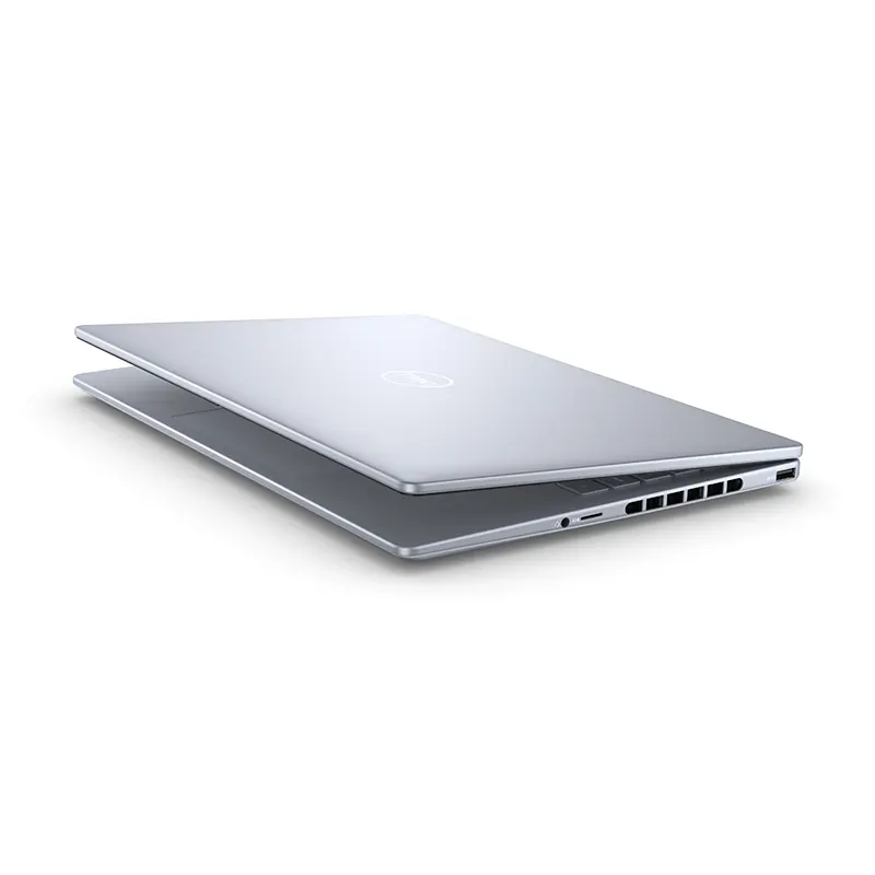 Ultra-slim aluminum chassis design of the Dell Inspiron 14 Plus showing off its lightweight profile for professionals in Kathmandu.