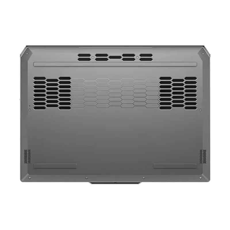 Rear thermal cooling vents of Lenovo LOQ 15 AI featuring next-gen Blackwell NVIDIA RTX 5060 graphics.
