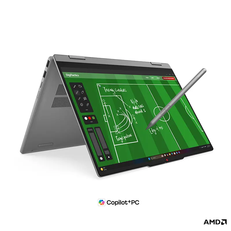 Front view of Lenovo IdeaPad Slim 5 14-inch WUXGA IPS touchscreen display showcasing vibrant color accuracy.