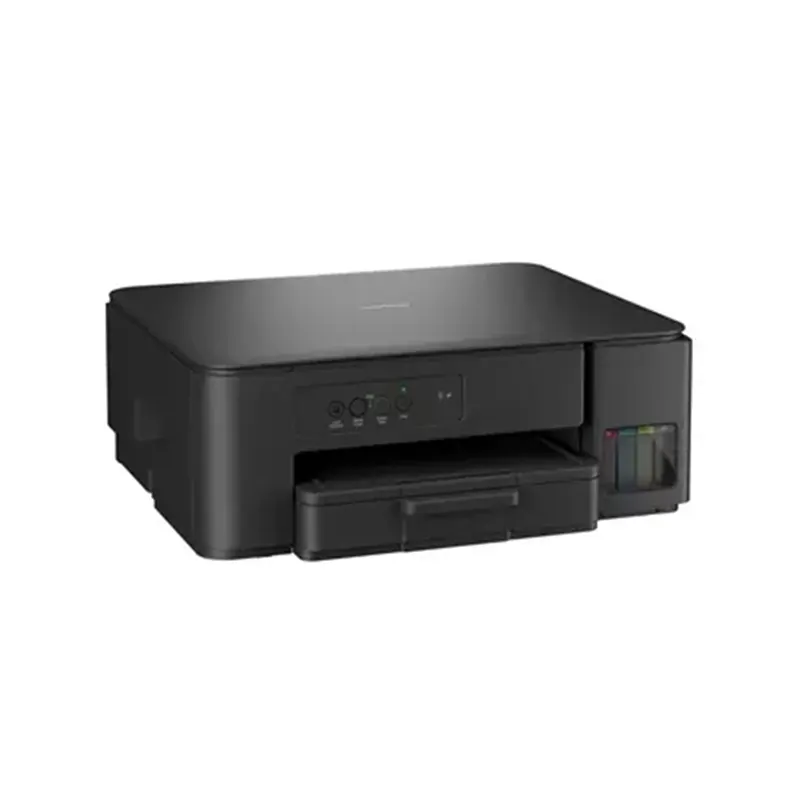 Brother DCP-T230 compact multifunction printer showing the 150-sheet enclosed front paper tray for dust protection in Nepalese workspaces.