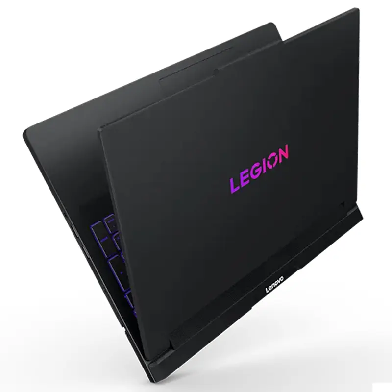Premium Per-key RGB backlit keyboard and sleek aluminum chassis design of the Lenovo Legion Pro 7i Gen 10 at Onin Infosys.