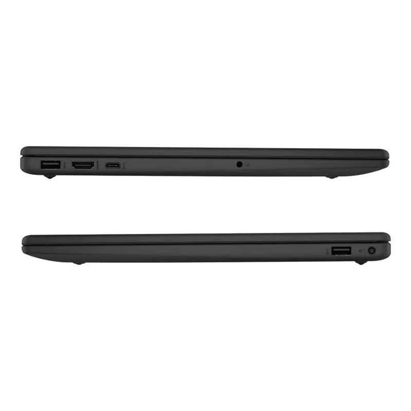 Side profile of HP Laptop 15-FC0043NQ showing its slim body and ports, HP laptop for students in Nepal