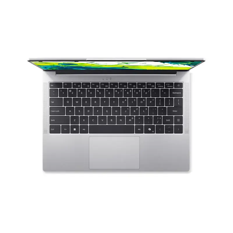 Keyboard and touchpad layout of Acer Aspire Lite AL14-45P-R9NR laptop sold in Nepal