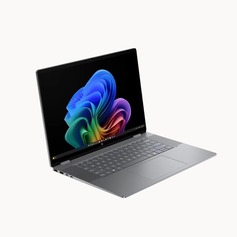 HP omnibook X Flip 16 (2-in-1) 16z-ar000 - Ryzen AI5 340 - 8GB LPDDR5 RAM - 512GB NVMe SSD - AMD Radeon 840M Graphics - 16" (1920 x 1200) 2K Touch - Backlight KB - Meteor Sliver