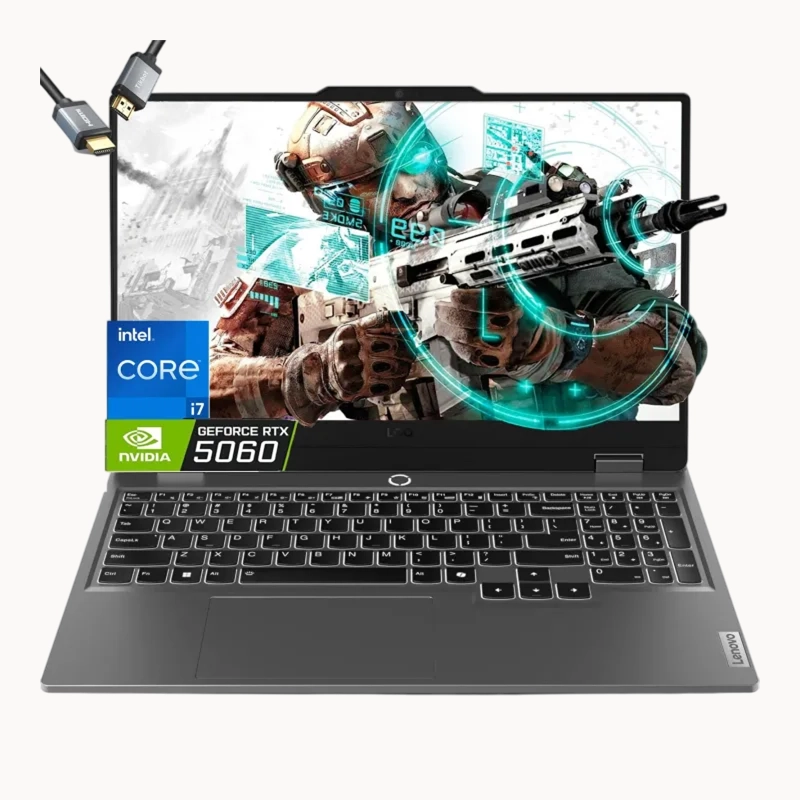 Lenovo LOQ 15IRX10 Core i7-13700HX, RTX 5060, 24GB RAM, 512GB SSD, 15.6" FHD 144Hz IPS Display, 1 year warranty