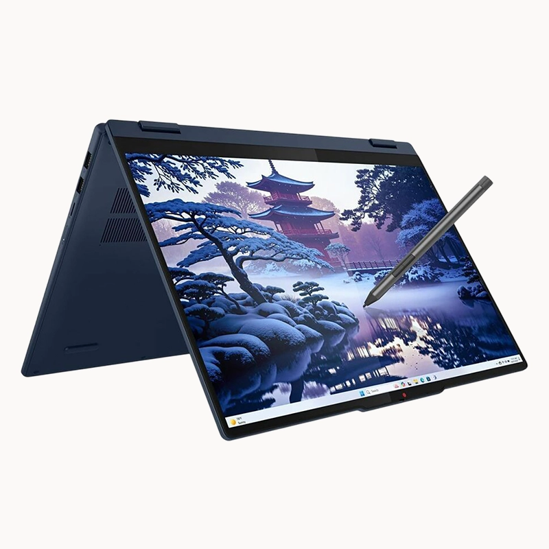 Lenovo IdeaPad 5 16IAL10 16" WUXGA 2-in-1 Touchscreen Laptop, Intel Core Ultra 7 255U 2.0GHz, 16GB RAM, 1TB SSD, Windows 11 Home, Cosmic Blue, 1 years warranty, Lenovo Digital Pen 2