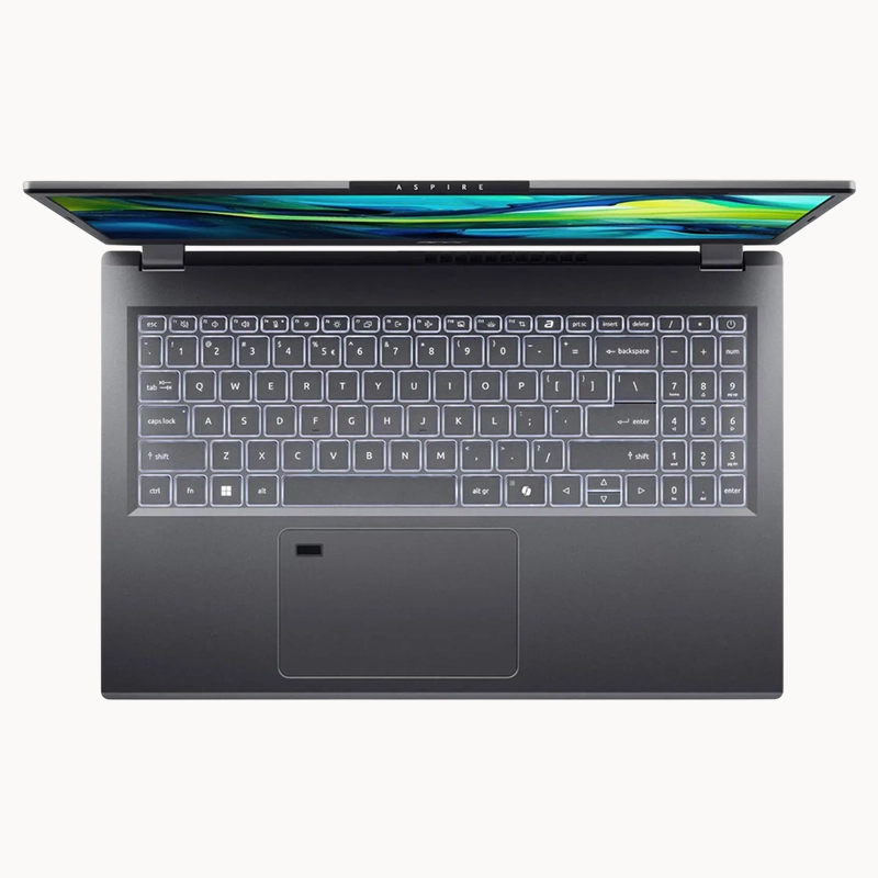 Acer Aspire 15 A15-41M (Ryzen 7 8840HS, 16GB RAM, 512GB SSD), AMD Radeon Graphics, 15.6" FHD Display, Backlit keyboard, Fingerprint Reader, Sliver, 1 year warranty