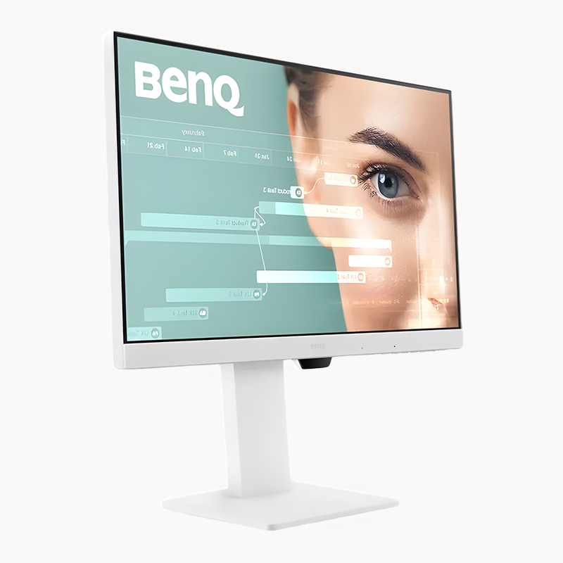 BenQ GW2486TC (White) – 24″ FHD Frameless IPS Monitor with Height Adjustment & USB‑C