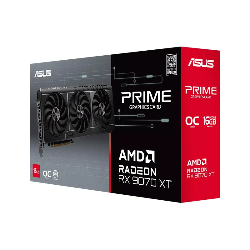 ASUS Prime Radeon RX 9070 XT OC Edition 16GB GDDR6