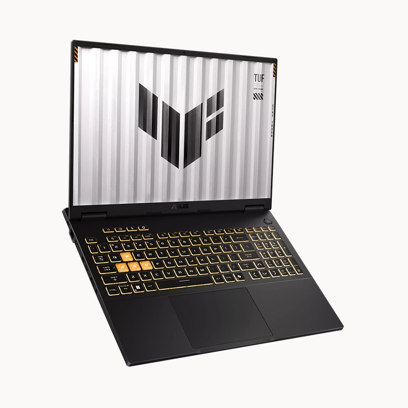 ASUS TUF F16 (2025) FX607 – Intel Core i7-14650HX | RTX 5060 | 16GB RAM | 1TB SSD | 16″ 2.5K (2560 x 1600, WUXGA) 165Hz IPS Display | RGB Backlit | Mecha Grey