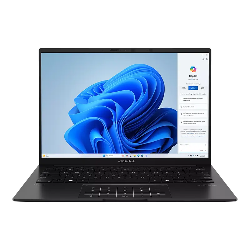 ASUS Zenbook 14 OLED UM3406GA - AMD Ryzen AI 7 445 | 16GB RAM | 512GB SSD | 14" OLED Touch Screen | Jade Black | 2years warranty | 1 year Asus perfect warranty