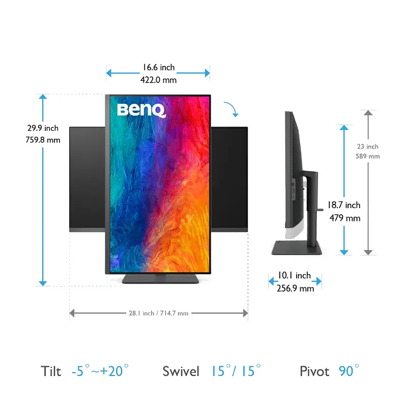BenQ DesignVue PD3205U 31.5" 4K UHD Designer Monitor