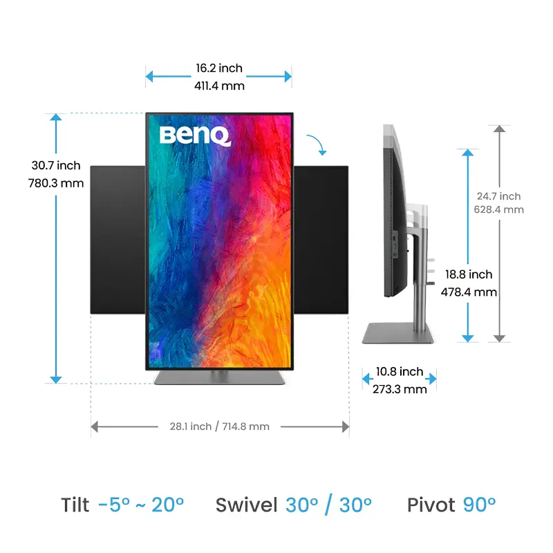 BenQ DesignVue PD3225U 31.5" 4K Designer Monitor