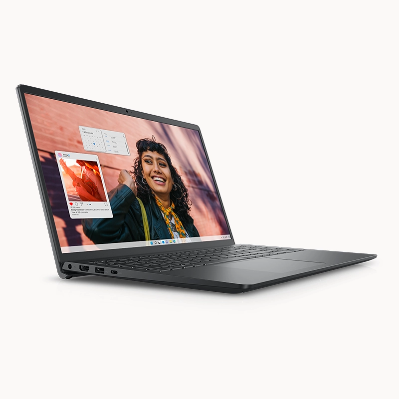Dell Inspiron 15 3530 (Core i7-1355U 16GB DDR4 RAM, 512 TB SSD, Intel Iris Xe Graphics, 15.6" FHD 120Hz Display, Black, Sliver)