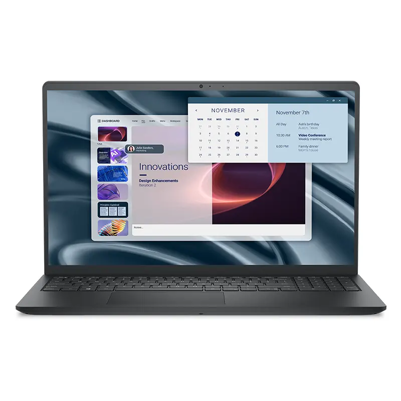 Dell Pro 15 PV15255 | Ryzen 5 7520U | 8GB RAM | 512GB SSD | 15.6" 120Hz Display | 1 year warranty | Carbon Black
