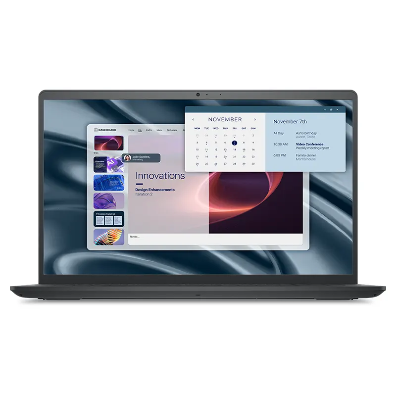 Dell Pro 15 PV15255 | Ryzen 5 7520U | 8GB RAM | 512GB SSD | 15.6" 120Hz Display | 1 year warranty | Carbon Black