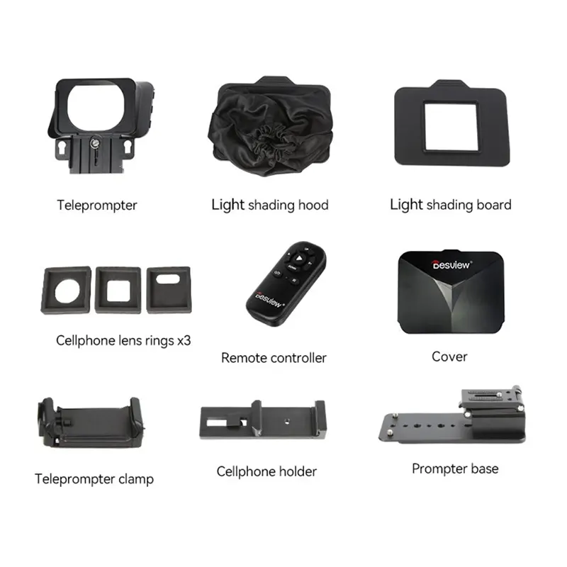 Desview P8 Teleprompter for Smartphones, Tablets, and Cameras