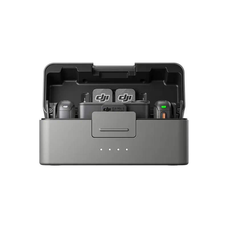 DJI Mic 3 (2TX + 1RX + Charging Case) |  USB-C & 3.5mm TRS Connectivity