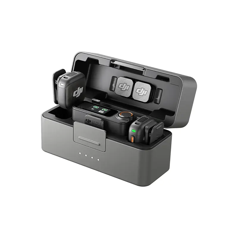 DJI Mic 3 (2TX + 1RX + Charging Case) |  USB-C & 3.5mm TRS Connectivity