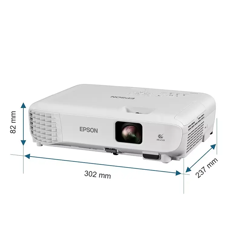Epson EB-W53 WXGA 4000 Lumens 3LCD High-Brightness Projector | 2 years warranty