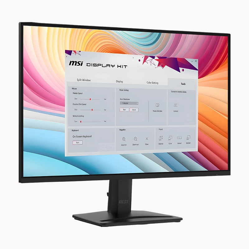 MSI PRO MP251 E2 24.5 inch FHD 120 Hz IPS Eye‑Care Monitor with Speakers (99% sRGB)