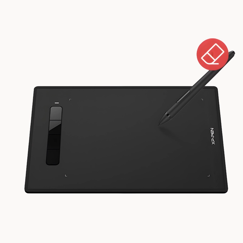 XP-PEN Star G960S Plus (9x6 Inch Active Area | 8192 Pressure Sensitivity | 4 Express Keys | Tilt 60° | Battery-Free Pen with Eraser | Supports Android, Windows, macOS, Linux & Chrome OS)