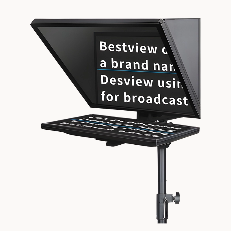 Desview T17 Teleprompter Set - 17" Self-Reversing Monitor (Broadcast Kit)