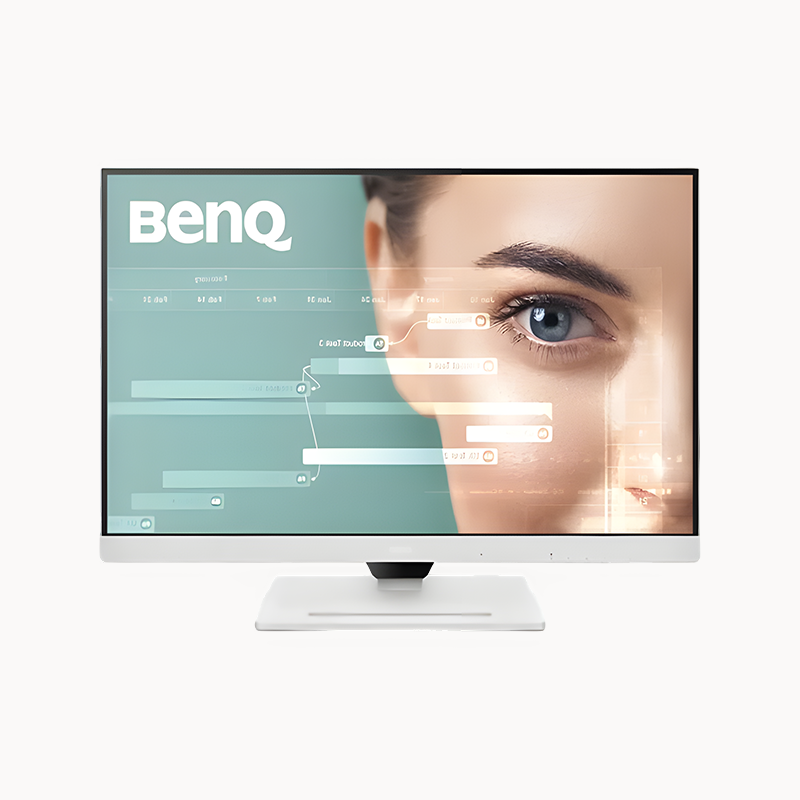 BenQ GW3290QT 32″ QHD 16:9 IPS Display USB‑C Eye‑Care Monitor (White) with Noise filtering technology