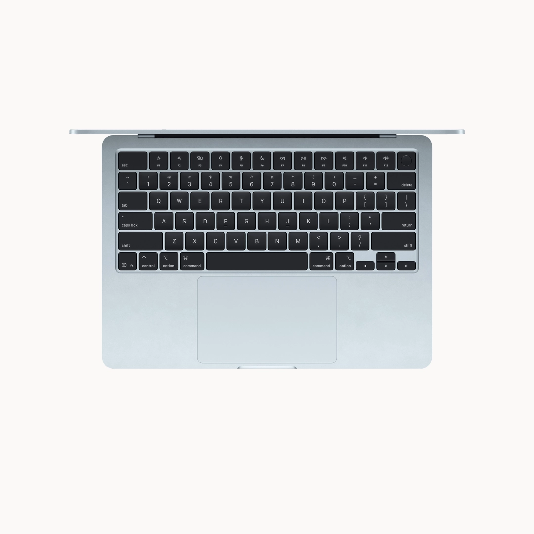 Macbook Air M4 chip 2025 13.6" (2560 x 1664) Liquid Retina Display | 16 GB Unified memory | 256 GB SSD | 10-core CPU & 8-core GPU | 16-core Neural Engine | Backlight magic keyboard| 1year apple warranty