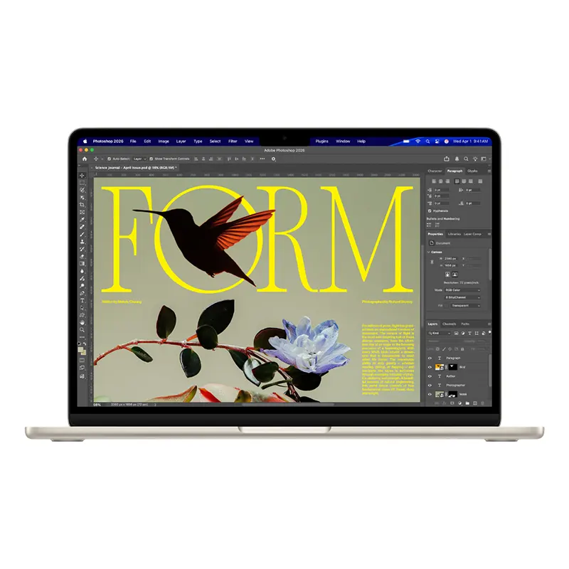 Apple MacBook Air 13-inch M5 (10-Core CPU, 10 Core GPU 16GB RAM, 1TB SSD) | Liquid Retina (2560 x 1664) Display | 1 year Apple International warranty