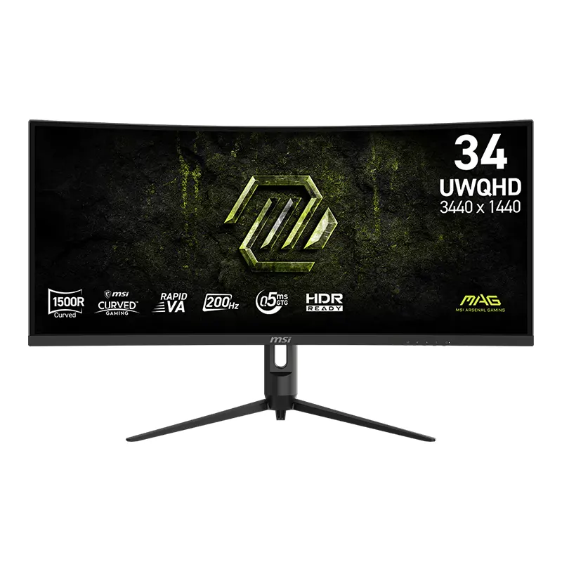 MSI MAG 342CQRF E20 34-Inch Curved Gaming Monitor | 2 years warranty