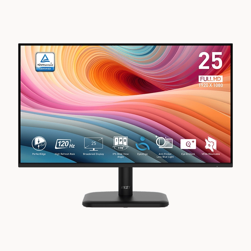 MSI PRO MP251L E2 Business Productivity Monitor | 1920 x 1080 (FHD) 120Hz IPS Display