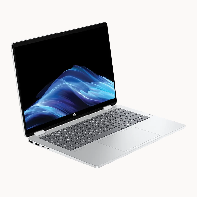 HP OmniBook 5 Flip 14-fp0057nr – Intel Core 5 120U| 8GB Ram | 512GB SSD | 14″ 2K Touch FHD display| Integrated Intel® Graphics – Glacier Silver