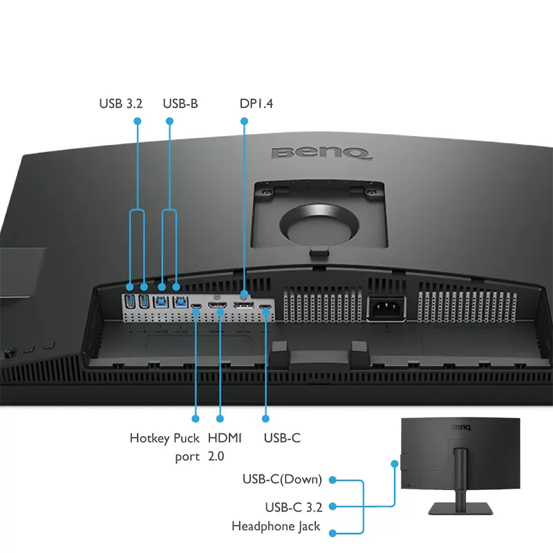 BenQ DesignVue PD2705U 27" 4K UHD Designer Monitor