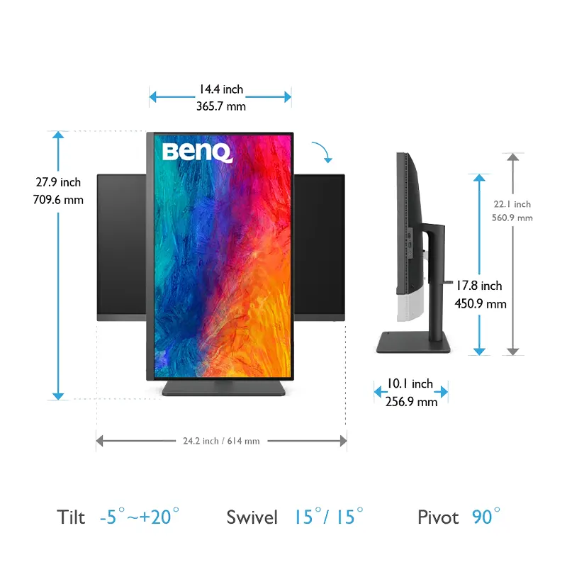BenQ DesignVue PD2705U 27" 4K UHD Designer Monitor