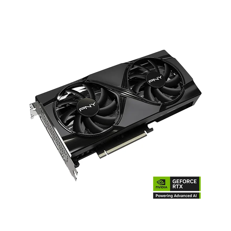 PNY GeForce RTX 5060 Ti 16GB Overclocked Dual Fan Graphics Card | VCG5060T16DFXPB1-O