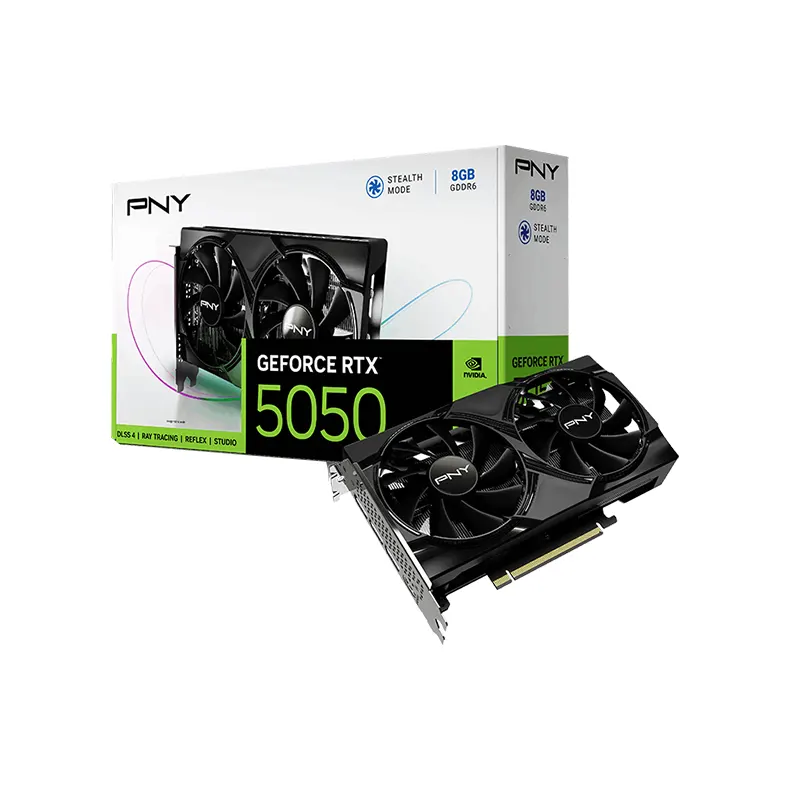PNY GeForce RTX 5050 8GB GDDR6 Dual Fan Graphics Card