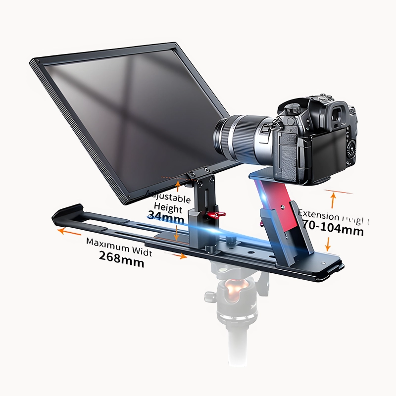 Desview T12S 12.9″ Portable Teleprompter - Phone & Tablet (Remote Control)