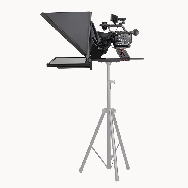 Desview T17 Teleprompter Set - 17" Self-Reversing Monitor (Broadcast Kit)